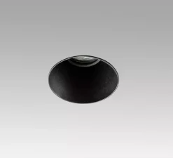 Spot encastrable, sans collerette, Fresh IP65, noir, Ø13,3cm, H12,5cm (hauteur plafond recommandée 14,5cm) - Faro