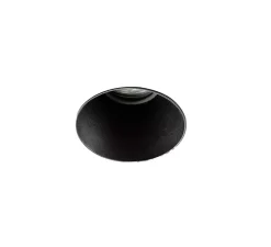 Spot encastrable, sans collerette, Fresh IP65, noir, Ø13,3cm, H12,5cm (hauteur plafond recommandée 14,5cm) - Faro