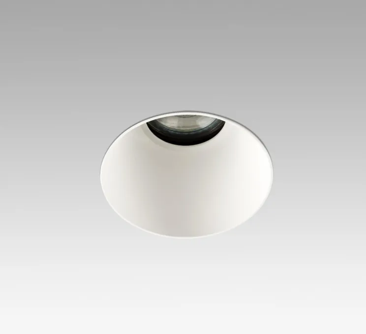 Spot encastrable, sans collerette, Fresh IP65, blanc, Ø13,3cm, H12,5cm (hauteur plafond recommandée 14,5cm)- Faro