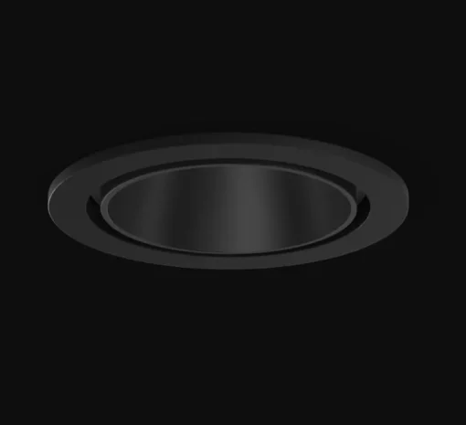 Spot encastrable, SASSO 60, rond, noir, LED, 3000k , 949lm, Ø6.3cm, H4.8cm - Xal
