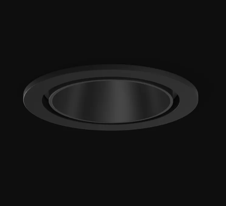 Spot encastrable, SASSO 60, rond, noir, LED, 3000k , 949lm, Ø6.3cm, H4.8cm - Xal