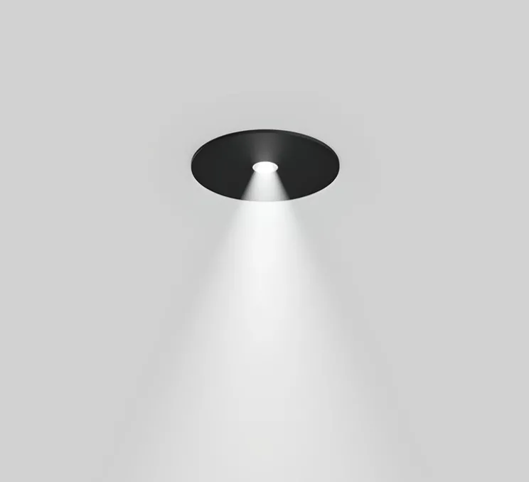 Spot encastrable, Spio 20 downlight, noir, LED, 2700K, 289 lm, Ø3,5cm, H6,6cm - XAL