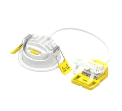 Spot encastrable, Stella SD orientable, Pack de 10, blanc, IP65, LED, dim, 2700-3000-4000K, 520 lm, Ø8,2cm, H3,5cm - Solum