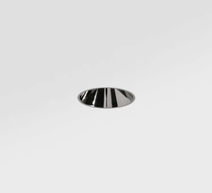 Spot encastrable, Tetrix Oblique Recessed 62 1x, noir chrome, Ø6,2cm, H4,5cm - Modular