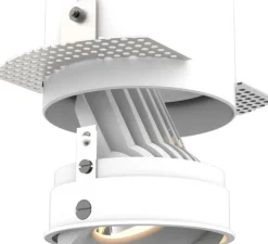 Spot encastrable, Titan Trimless Deep Cone, 40°, noir mat, dim, LED, 3000K, 1156lm, Ø8,4cm - Doxis