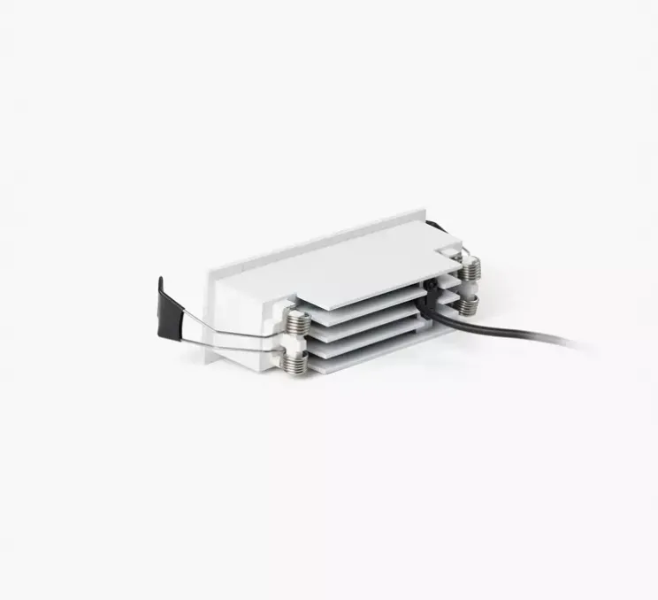 Spot encastrable, Troop, blanc, LED, 3000K, 852 lm, 48°, L13,7cm, H4,4cm - Faro