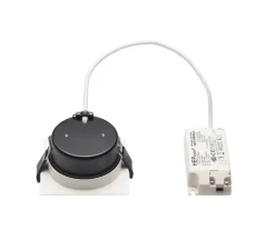 Spot encastrable, Verlux, blanc, LED, dim, 3000K, 940 lm, L8,5cm, H8,5cm - SLV