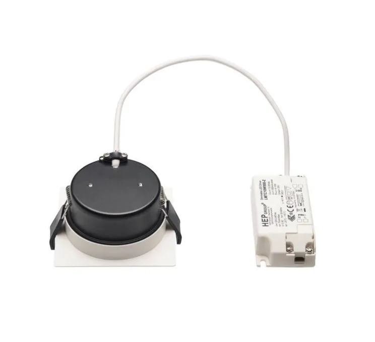 Spot encastrable, Verlux, blanc, LED, dim, 3000K, 940 lm, L8,5cm, H8,5cm - SLV