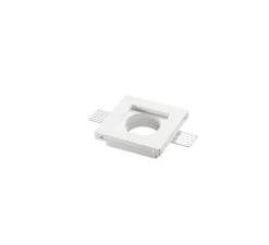 Spot encastrable,Vertbois, prêt à peindre, Francette Q1, blanc, L10cm, H3cm - Nedgis