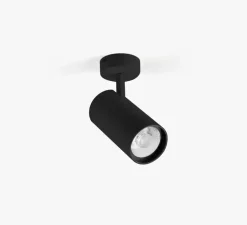 Spot, Fost Surface, noir, LED, dim, DALI, 2700k, 42W, 38°, CRI>97, 2958 lm, Ø9cm, H18cm - Faro