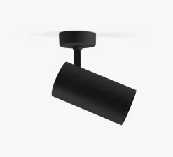 Spot, Fost Surface, noir, LED, dim, triac, 4000k, 42W, 38°, CRI>97, 3684 lm, Ø9cm, H18cm - Faro