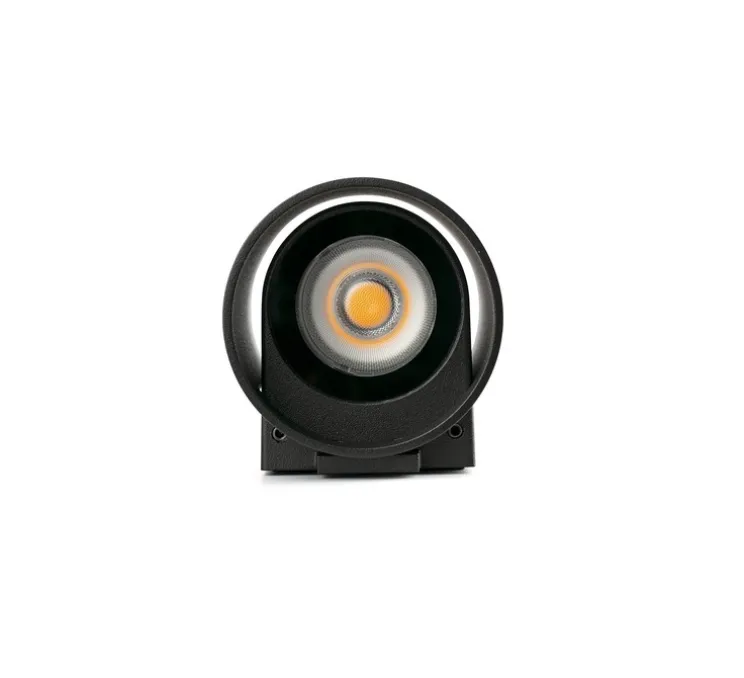Spot, Kov 1L, 34°, noir, IP65, LED, 2700K, 835lm, L8cm, H10,8cm - Faro