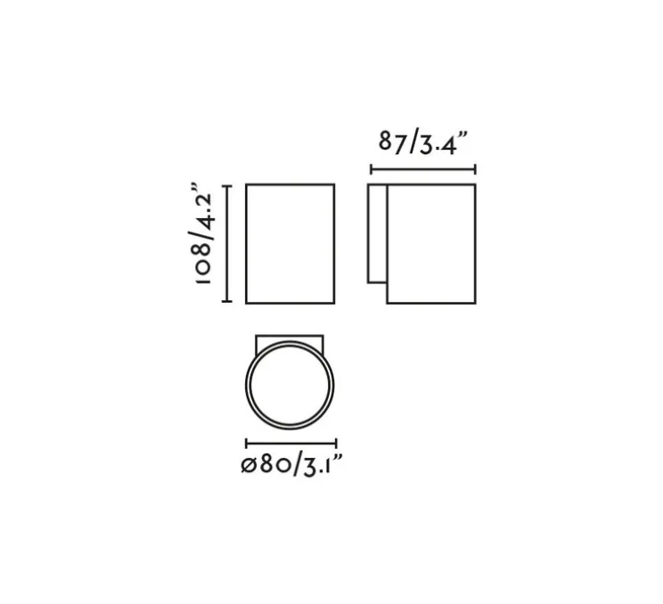 Spot, Kov 1L, 34°, noir, IP65, LED, 2700K, 835lm, L8cm, H10,8cm - Faro