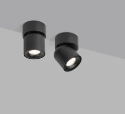 Spot, Martina, noir, IP44, Ø9,4cm, H12,1cm - MDC
