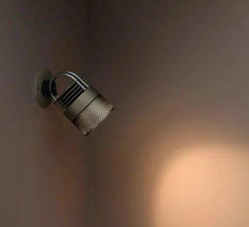 Spot, MOD recessed perforé, bronze, LED, dim, 2700K, 900 lm, Ø10cm, H16cm - Sammode