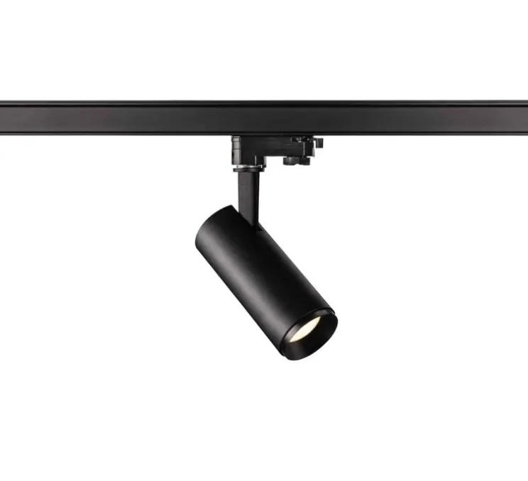 Spot, Numinos Phase S, aluminium, noir, Ø16,2cm, H14,5cm - Slv