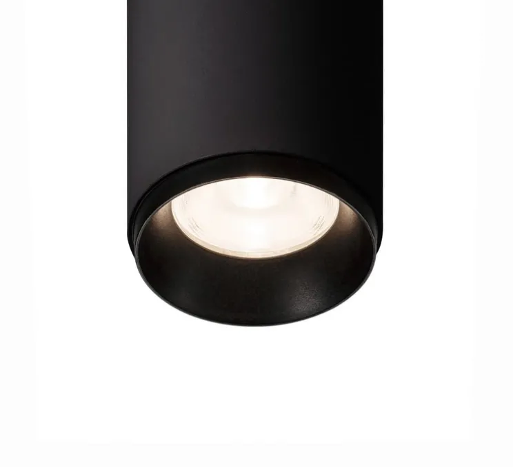 Spot, Numinos Phase S, aluminium, noir, Ø16,2cm, H14,5cm - Slv