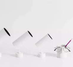 Spot ou applique en saillie, Fost, 35°, CRI>90, blanc mat, LED, 2700k, 1127lm, Ø6,4cm, H 13.6cm - Faro