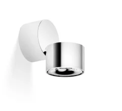 Spot ou applique en saillie, Studio S, chrome, LED, 2700K, 550 lm, Ø7,6cm, H9,4cm - Decor Walther