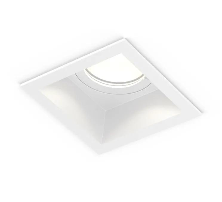 Spot, Plafonnier, Plano IP44 1.0 MR16, blanc, IP44,Ø8,5cm, H8,3cm - Wever & Ducré