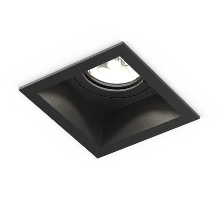 Spot, Plano IP44 1.0 LED, noir, IP44,LED, 2700K, 480lm, Ø8,5cm, H8,8cm - Wever & Ducré
