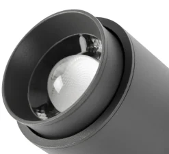 Spot, PLOM LED , gris foncé, IP64, LED, 3000K, 635lm, L15cm, H20cm - Faro