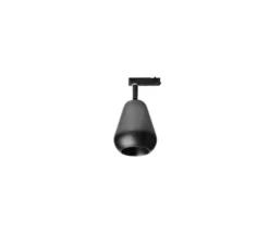 Spot pour rail, Anoli, noir, Ø10cm, H20cm - Nuura