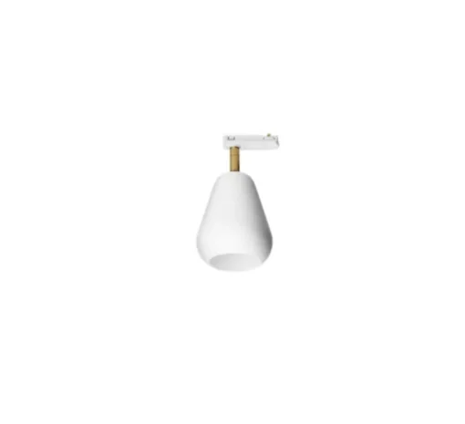 Spot pour rail, Anoli, or nordique, blanc, Ø10cm, H20cm - Nuura