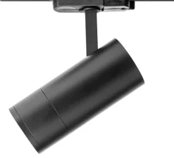 Spot pour rail, Capri, noir, LED, dim casambi, 3000K, 1780 lm, Ø7,3cm, H17cm - Ilti Luce