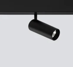 Spot pour rail, Click Focus 55.2, noir, LED, 3000K, 1245 lm, Ø5,5cm, H13,5cm - ONOK