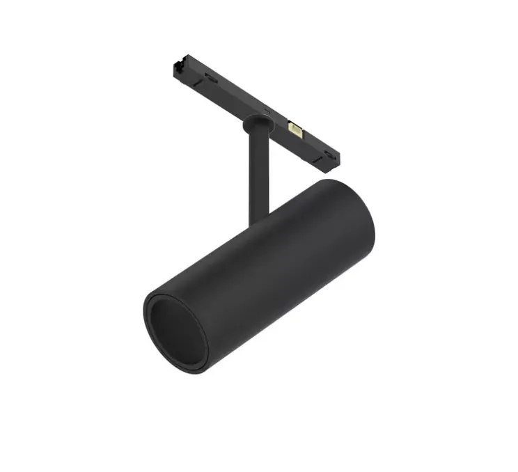 Spot pour rail, Find Me 1, noir mat, LED, dim, 2700K, 284 lm, Ø3,3cm, H8,8cm - Flos