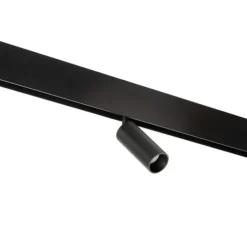 Spot pour rail, Gravity 8W 15°, noir, LED, dim, 2700K, 500 lm, L18,4cm, H13,9cm - Ilti Luce