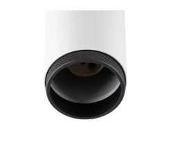 Spot pour rail, GRIP! L, blanc & noir, Ø5,7cm, H11,7cm - SLV