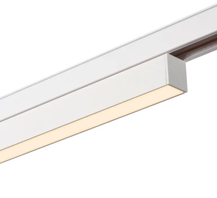 Spot pour rail, IN-LINE 44, blanc, LED, DALI, dim, 3000K, 1180 lm, L43,5cm, H2,5cm - SLV