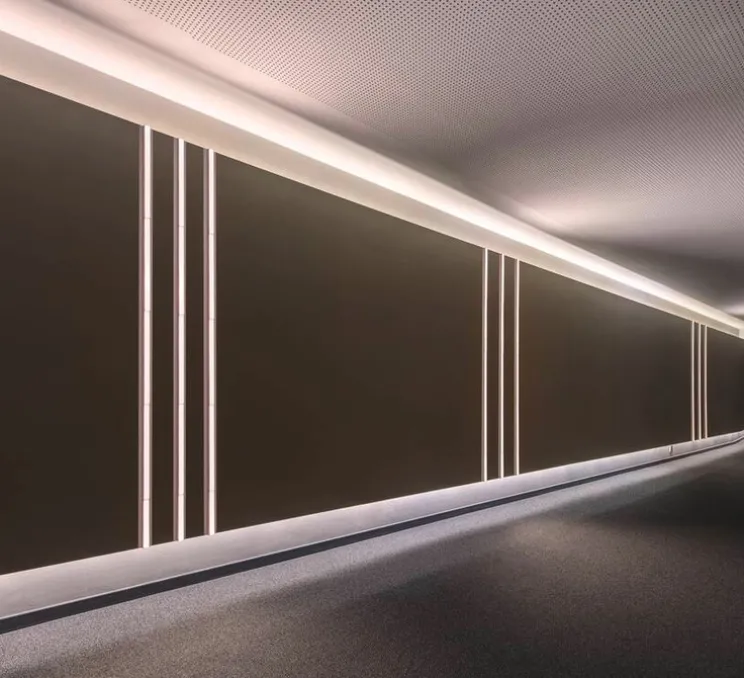 Spot pour rail, IN-LINE 44, blanc, LED, DALI, dim, 3000K, 1180 lm, L43,5cm, H2,5cm - SLV