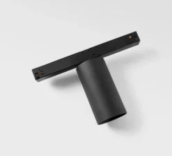Spot pour rail, Minude Track 48V Adjustable 45 1x, noir, LED, dim, 2700K, 579 lm, Ø4,5cm, H8,8cm - Modular