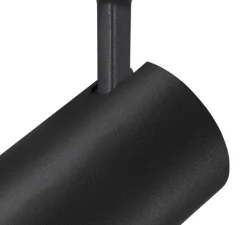 Spot pour rail, Numinos S, noir, LED, dim, 3000K, 1030 lm, 40°, ⌀6cm, H9cm - SLV