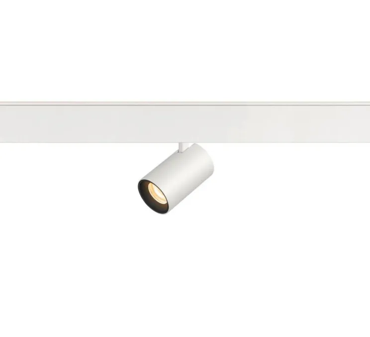 Spot pour rail, NUMINOS XS , blanc, DALI 2, LED, 3000K, 690 lm, Ø5cm, H8cm - SLV