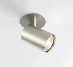 Spot semi-encastré, Ascoli Recessed, nickel mat, Ø8cm, H12,2cm - Astro Lighting