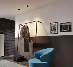 Spot semi-encastré, Bliek Round Petit 1.0, montage ressort, noir, LED, 2700K, 440lm, Ø9,4cm, H5,5cm - Wever&Ducré