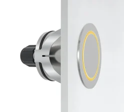 Spot semi-encastré, G-O Amer Light, acier, halo ambre, IP65, LED, 3000K, 2lm, Ø4,4cm, H5,6cm - Flos