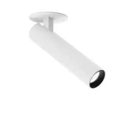 Spot semi-encastré, Match 1.0, blanc, LED, dim, 2700K, 525 lm, Ø2,6cm, H11,7cm - Wever&Ducré