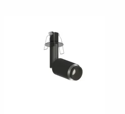 Spot semi-encastré, Micro Zoom, noir, LED, 2700K, 70 lm, L3cm, H6cm - Beneito Faure