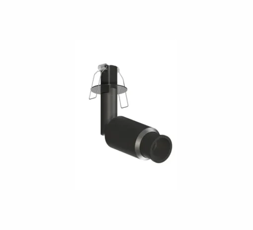 Spot semi-encastré, Micro Zoom, noir, LED, 2700K, 70 lm, L3cm, H6cm - Beneito Faure