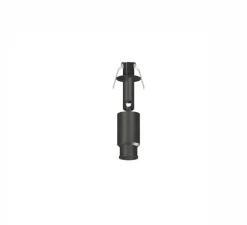 Spot semi-encastré, Micro Zoom, noir, LED, 2700K, 70 lm, L3cm, H6cm - Beneito Faure