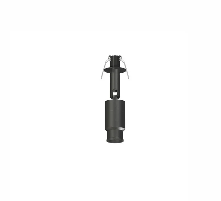 Spot semi-encastré, Micro Zoom, noir, LED, 2700K, 70 lm, L3cm, H6cm - Beneito Faure