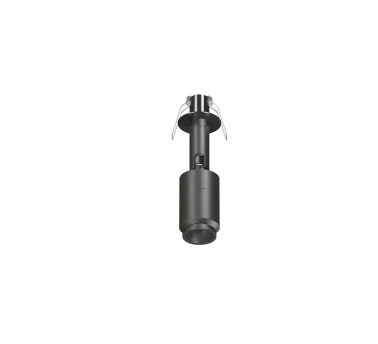 Spot semi-encastré, Micro Zoom, noir, LED, 2700K, 70 lm, L3cm, H6cm - Beneito Faure