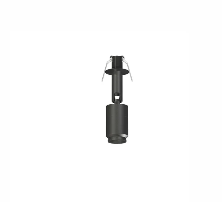 Spot semi-encastré, Micro Zoom, noir, LED, 2700K, 70 lm, L3cm, H6cm - Beneito Faure