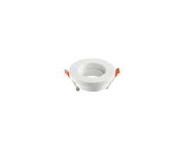 Spot semi-encastré,Vertbois, prêt à peindre, Emma R1, blanc, Ø10cm, H4,9cm - Nedgis