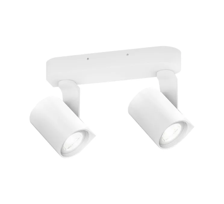 Spot, Sqube On Base #2 PAR16, blanc, L20,5cm, H12,5cm - Wever et Ducré